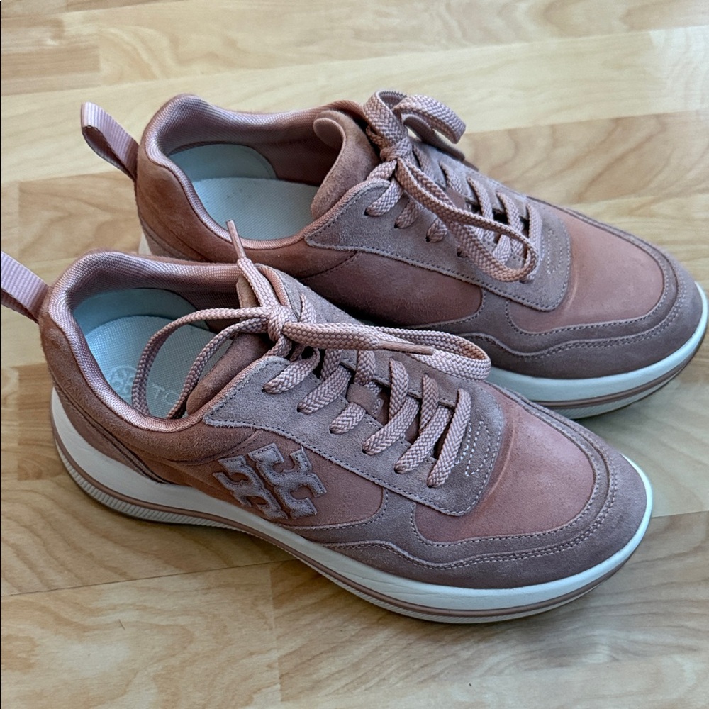 Tory Burch Women's Blush Sneakers Malva Size 9.5